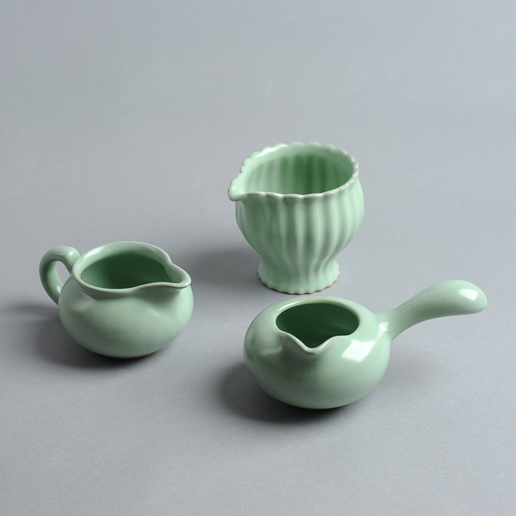 汝窑公道杯汝瓷茶海手工陶瓷分茶器匀杯开片可养功夫茶具茶道配件,餐饮具,公道杯,淘宝优惠券,粉丝福利购,淘宝优惠卷
