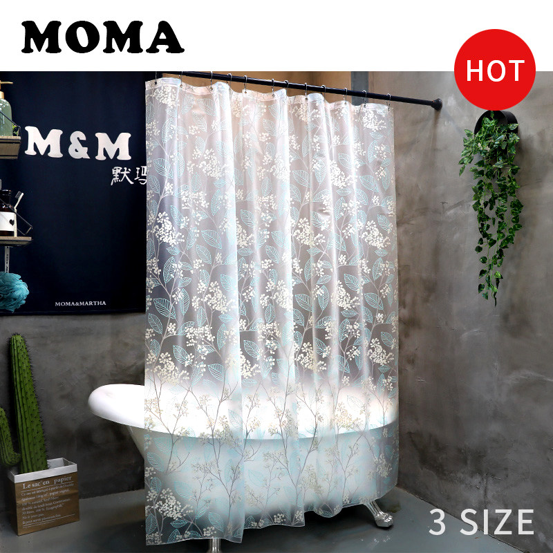 默玛防水浴帘EVA加厚防霉卫生间浴帘布透明帘淋浴隔断帘北美冬青,家庭/个人清洁工具,浴帘,淘宝优惠券,粉丝福利购,淘宝优惠卷