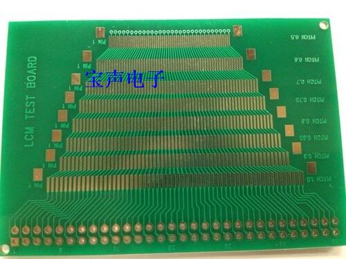 LCM,TFT LCD 通用测试板,万能转接板,2.54j间距双排针60pin