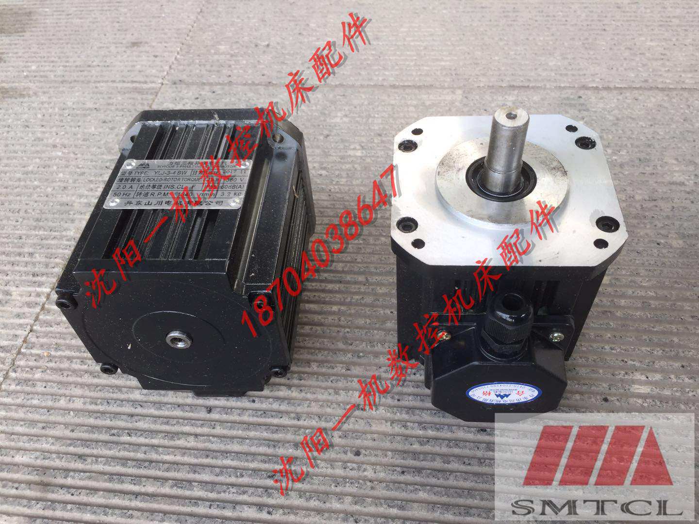 丹东山川电机力矩三相异步电动机YLJ-3-4 BW 原厂380V 2.0A电动机