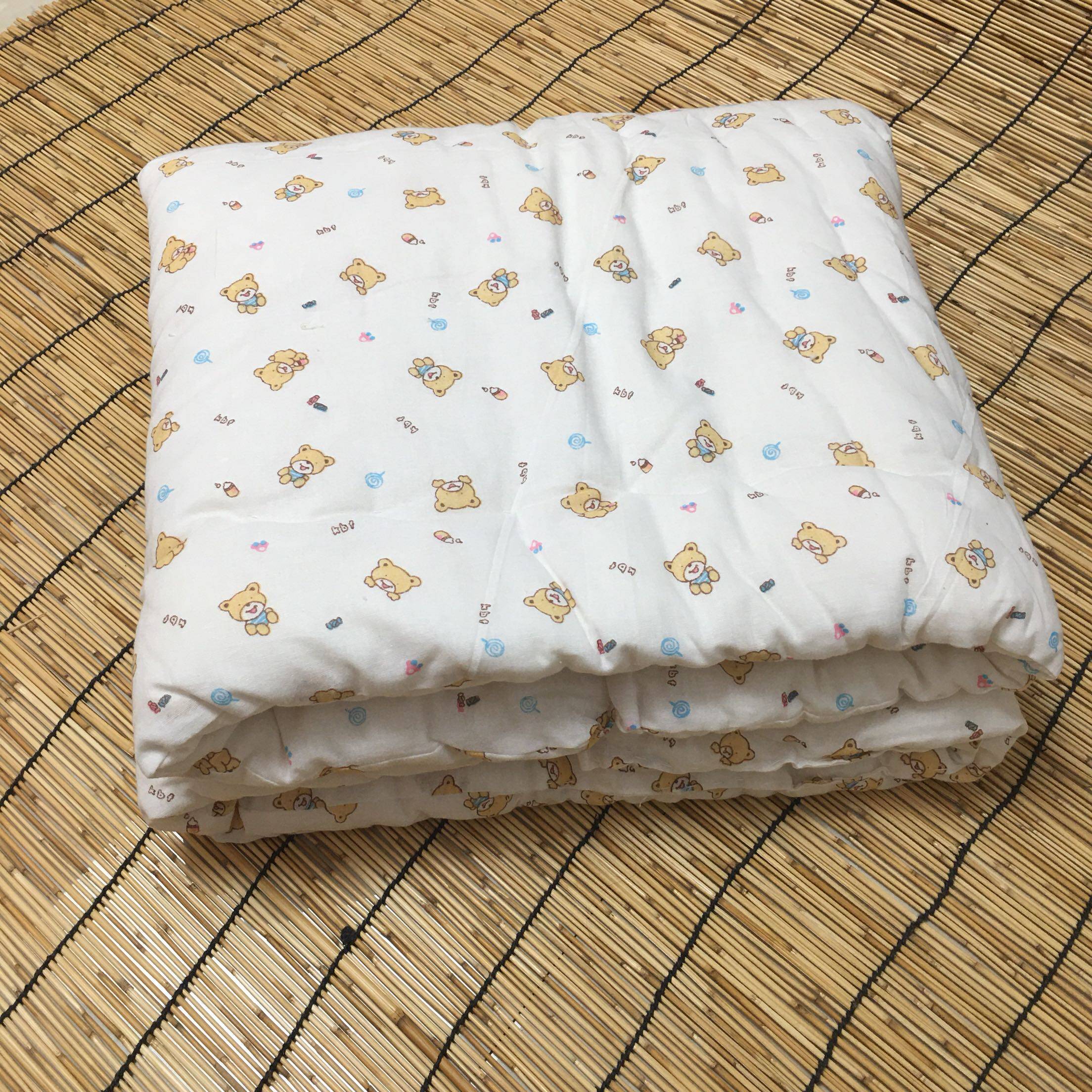 宝宝手工棉花被子加厚儿童幼儿园褥子 棉被 新生婴儿抱被抱毯尿垫