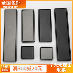 孔距96/160mm美式黑灰色开槽嵌入式移门拉手隐形柜门暗装抽屉把手