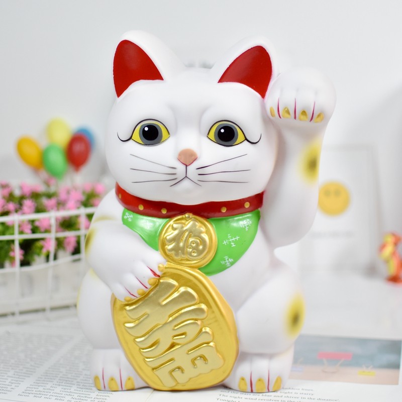 软萌治愈系创意储蓄罐 零钱罐礼物招财猫造型存钱罐店铺摆件