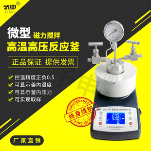 微型磁力搅拌高温高压反应釜通气磁力反应釜加氢釜水热合成反应釜