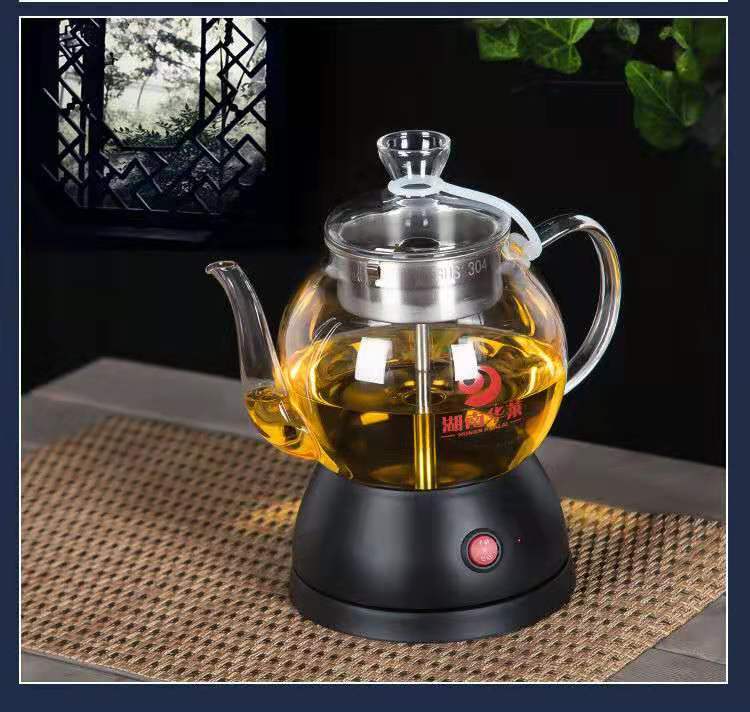 黑茶煮茶器多功能蒸茶器玻璃蒸茶全自动湖南华莱蒸汽喷淋煮茶壶