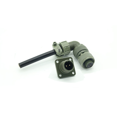MS5015 2芯美军标航空插头 MS3108A-10SL-4S/P 3102  弯头连接器