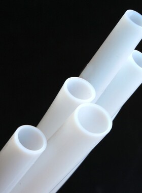 铁氟龙管 四氟管 PTFE 乳白色四氟管 耐高温 1/2/3/4/5/6/8mm