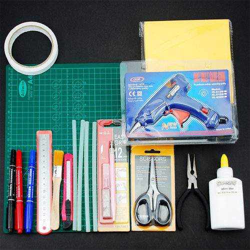 diy学生三角插l折纸手工工具套装做手工的工具衍纸成人材料包邮