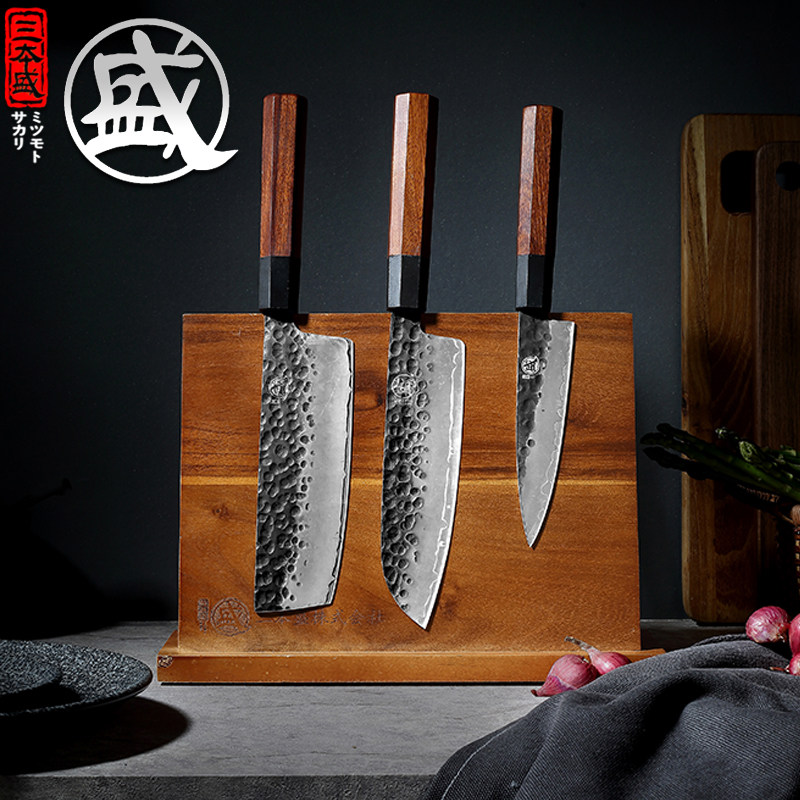 相思木 强磁刀架刀座家居厨房用品 家用 菜刀菜板刀具 置物架收纳