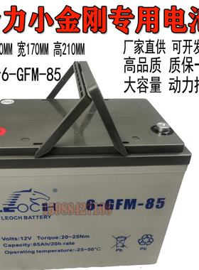 力达WWP合力HELI搬运车CBD15-170G/H理士LEOCH电瓶电池6-GFM-85