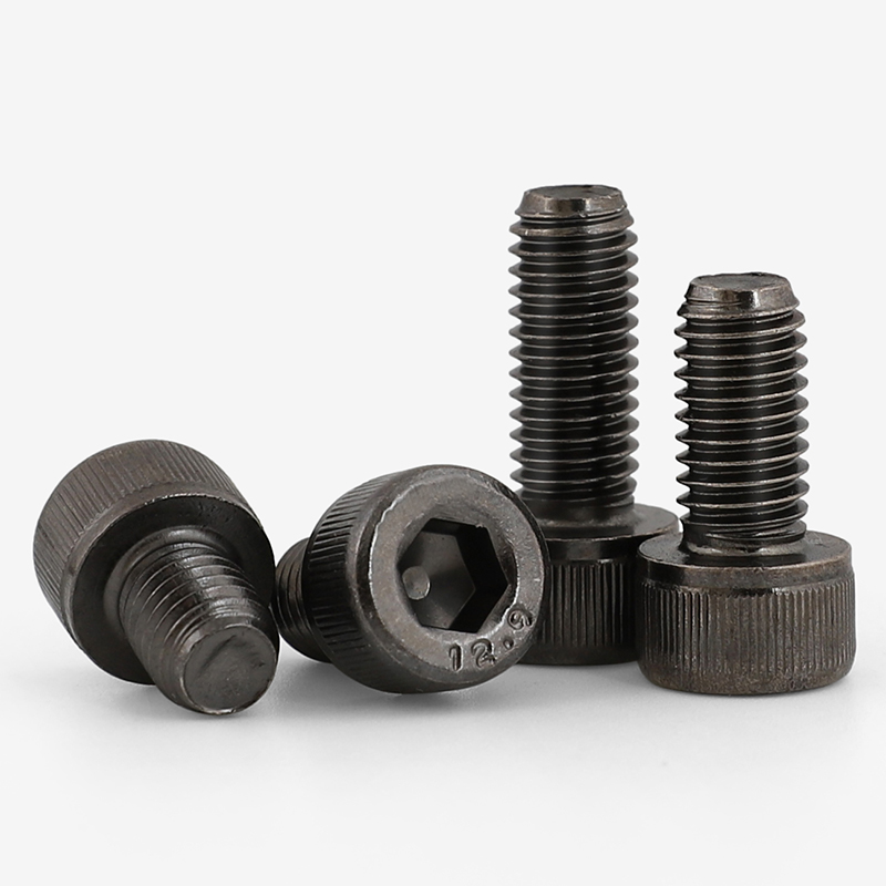 速发黑镍12.级高强度杯头圆柱头内六角螺螺丝栓2.5*4M5M6M8M0