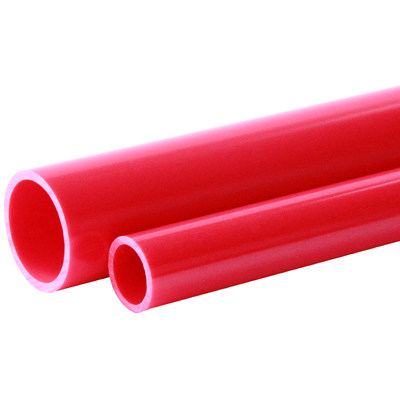 PVC红管 UPVC红色水管 外径PVC管塑料硬管给水鱼缸水箱水族专用管