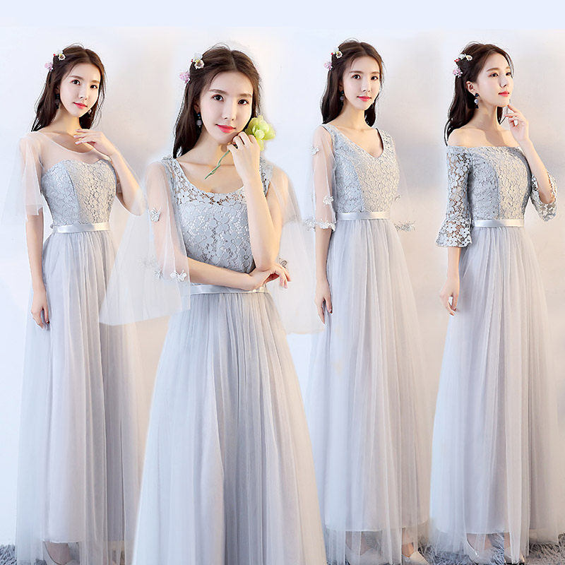 新款韩版礼服时尚礼礼服大气宴会气质端庄宴会连衣裙伴娘长款显瘦|msdalam kategori Butik wanita / wanita, perkahwinan/Cheongsam/pakaian, pakaian/malam - dari Buy2taobao.com untuk memberikan perkhidmatan ejen Taobao profesional membeli