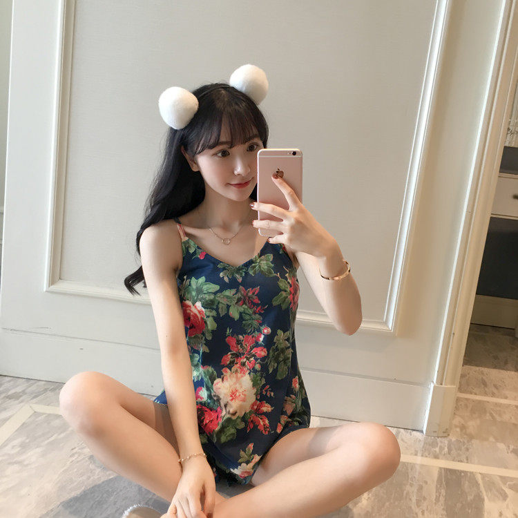 睡衣女夏季性感可爱棉吊带套装甜美少女可外穿卡通可居服|msdalam kategori Butik wanita / wanita, menetapkan/pakaian seragam pelajar/seragam kerja, saman sukan Leisure - dari Buy2taobao.com untuk memberikan perkhidmatan ejen Taobao profesional membeli