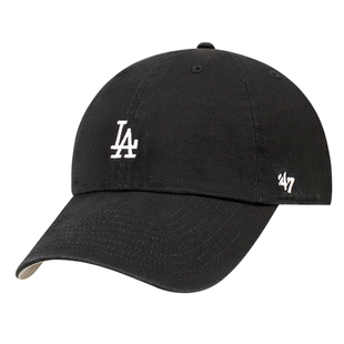 47brand春秋季黑色帽子男款美式复古ny鸭舌帽女遮阳小标la棒球帽