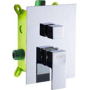 铜暗装花洒预埋盒配件混水阀入墙暗藏式冷热水淋浴器开关热熔头