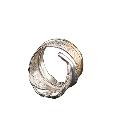 高桥吾郎纯银印第安戒指