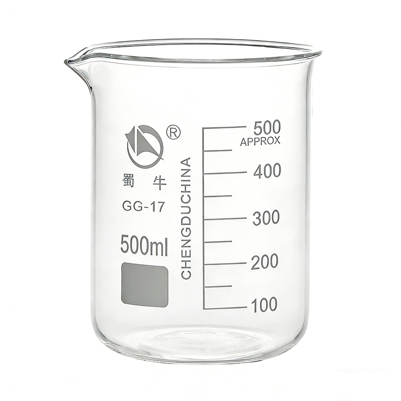 蜀牛高硼硅玻璃烧杯500ml耐烧杯/烧瓶