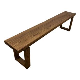 泊逸【长思】长条凳去客厅化大板书桌配套长凳老榆木实木长板凳子