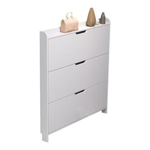 实木鞋柜13cm家用门口超薄13公分窄鞋架入户门鞋柜30cm宽定制翻斗