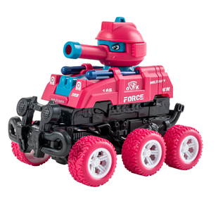 坦克玩具车儿童碰撞变形可发射惯性弹射小汽车模型2一3岁男孩益智