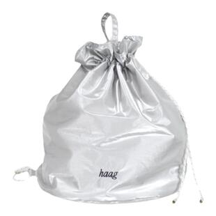 【haag直营】光泽感抽绳水桶软布袋a glossy bag jumbo