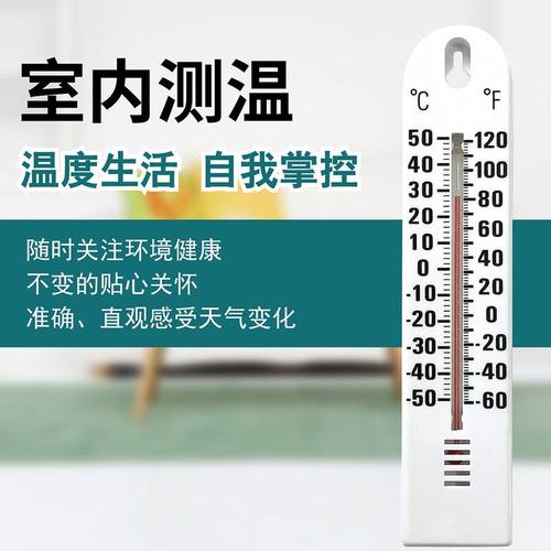 开泰室内温度计家用园林大棚冷冻壁挂式表温度计温度计柜冰箱环境