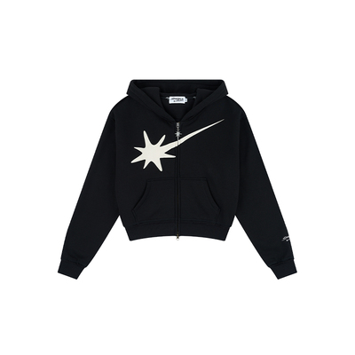STARWALK基础流星拉链短卫衣