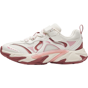 安踏儿童女童休闲鞋2026春秋新款运动鞋防滑减震轻便慢跑鞋子正品