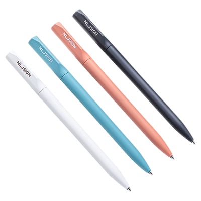 纽赛旋转按动中性笔速干顺滑学生