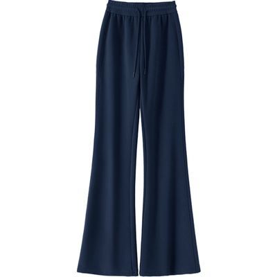 小个子巨好看显瘦微喇叭运动卫裤