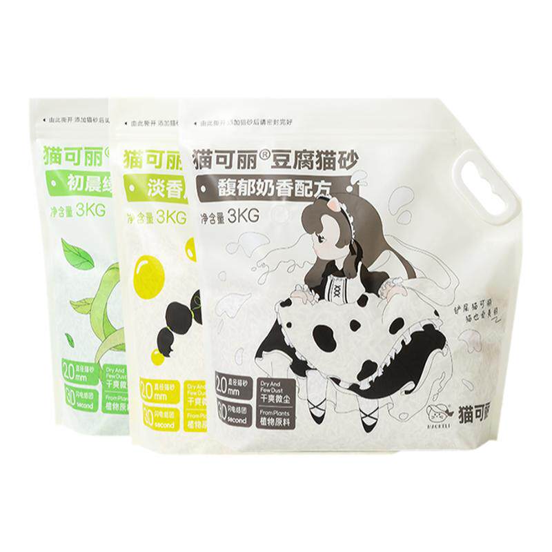 猫可丽纯豆腐猫砂瞬吸低尘可冲厕