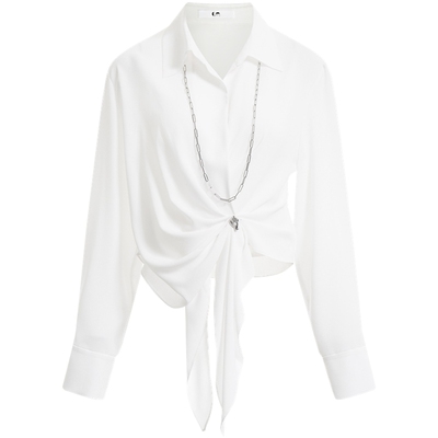 commemoiV领廓形袖上衣