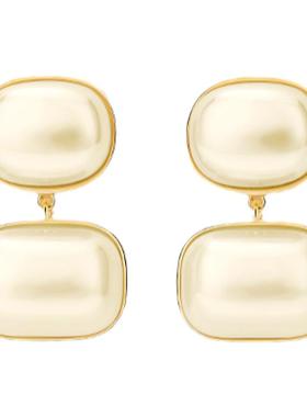 仿珍珠复古高级秋冬长款毛衣链