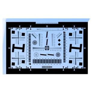 大凡光学ISO12233分辨率卡镜头SFR解析度MTF清晰度图标定板/chart