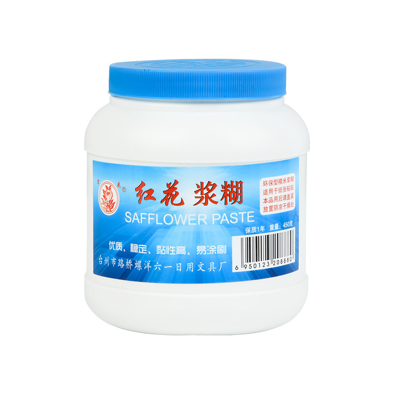 超大桶红花浆糊贴对联胶水春联专用新年粘喜字福字窗花剪纸带刷子手工装裱裱画贴墙纸老式糯米高粘度强力儿童