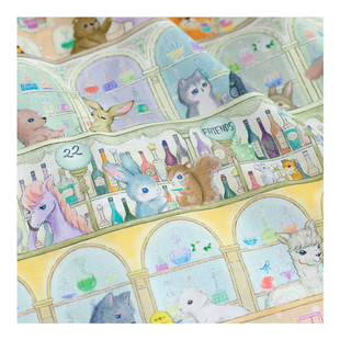 日本松浦Yukiemon纯棉60支卡通可爱夏薄软面料包包裙布情绪酒吧