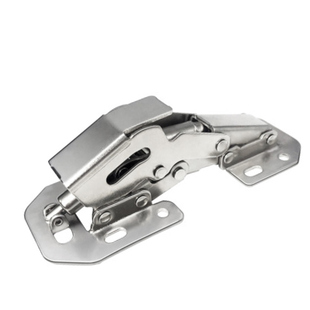 免开孔明装铰链衣柜合页无需开槽桥式弹子缓冲阻尼加厚门橱柜铰链