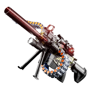 m416电动连发儿童枪玩具男孩加特林抛壳软弹枪狙击玩具枪新款射程