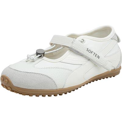 百思图2025秋季新款芭蕾舞鞋时尚潮流户外休闲女单鞋A7271CQ5