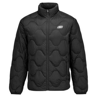 斯凯奇新冬季男女款短款轻薄羽绒服修身上衣保暖外套时尚百搭外衣