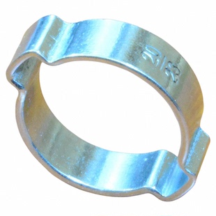 TJBC双耳卡箍双耳喉箍耳型管卡双耳无极卡箍抱箍管箍双耳环箍管卡