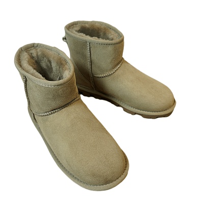 真皮羊皮毛一体雪地靴雪地靴冬季