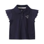 植木女童T恤2026夏季新款中大童爽滑透气针织短袖上衣儿童T恤童装