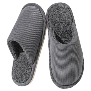 包头防滑棉拖鞋男款2025冬季新款家居室内毛绒绒保暖情侣棉拖女款