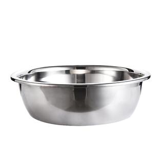 特大号加厚304不锈钢盆食品级厨房商用家用洗衣盆菜盆和面盆脸盆