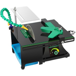 斯海森多功能台磨机小型翡翠雕刻抛光工具木工玉石切割打磨一体机