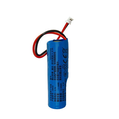 18650锂电池正品太阳能灯专用3.7v音响7.4伏大容量可充电电池带线