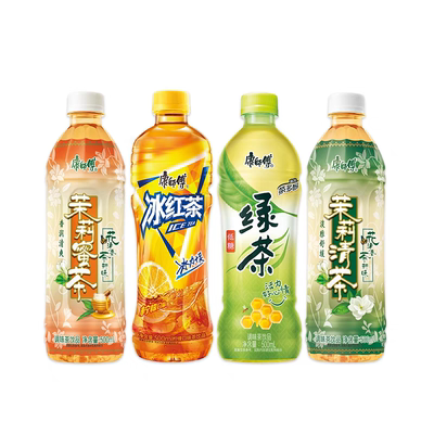 冰红茶康师傅经典饮料绿茶茉莉蜜茶清茶500ml*15瓶整箱装