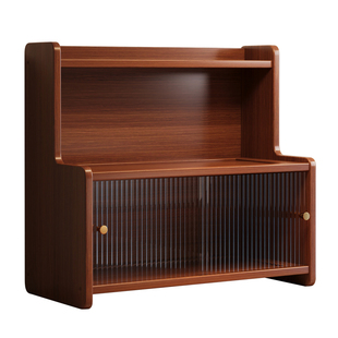 杯架置物架桌面防尘杯子收纳多层水杯茶杯茶具整理架小型餐边柜子